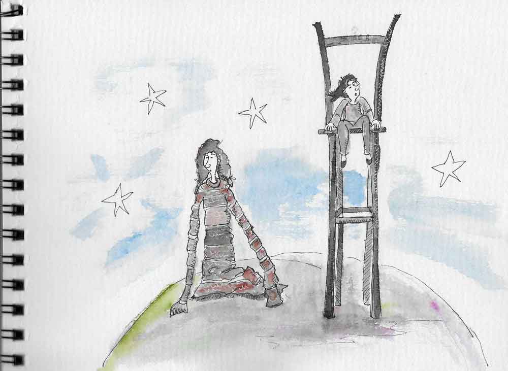 Ilustración Libro de poemas Cuaderno de Abrazos